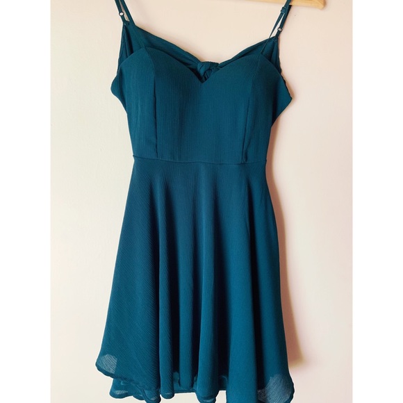 Teal dress - Picture 1 of 2